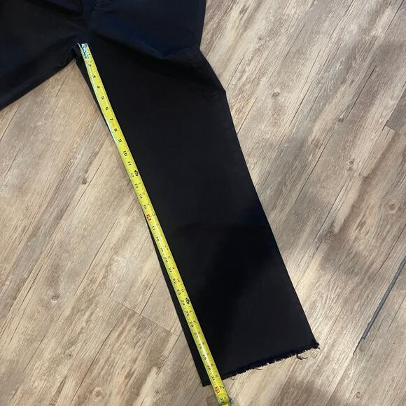 NWT Marine Layer Women’s Raw Edge Bridget Back Pocket Pants Faded Black Size 10 - Picture 7 of 10